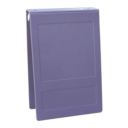 Omnimed Omnimed 1-1/2" Molded Ring Binder, 3-Ring, Top Open, Holds 300 Sheets, Lilac 205010-LL3